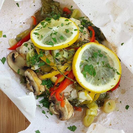 Fresh Snapper En Papillote