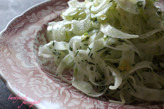 Shaved Fennel Salad with Milanese Gremolata