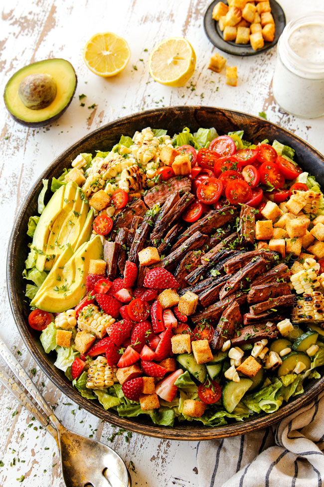 Black and Bleu Steak Salad