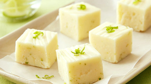 White Chocolate and Persian Lime Fudge