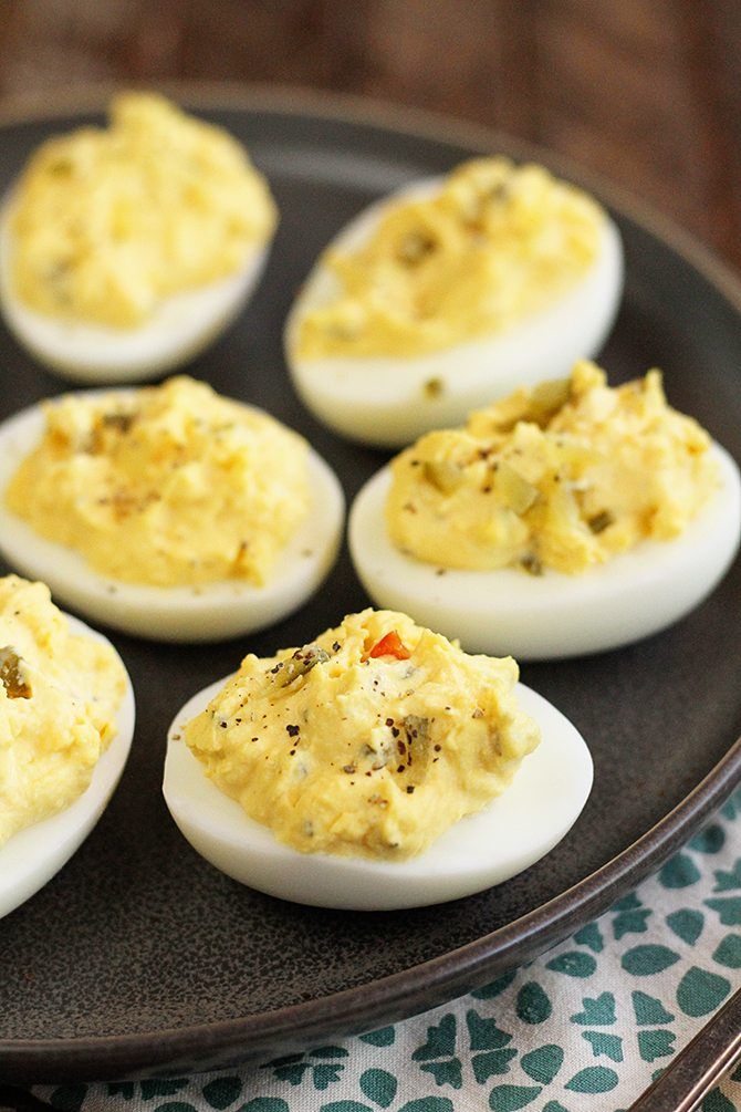 Devilled Eggs on Horseback