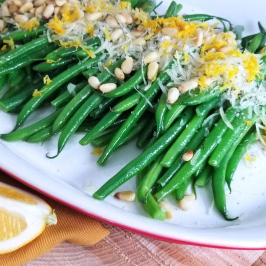Lemon-Dill Pasta w/ Green Beans and Parmesan