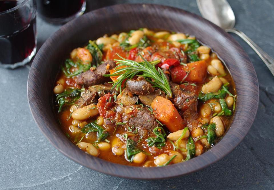 Rosemary Lamb, & White Bean Stew