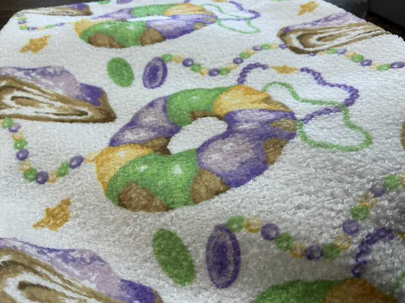 King Cake Love Kitchen Towel
